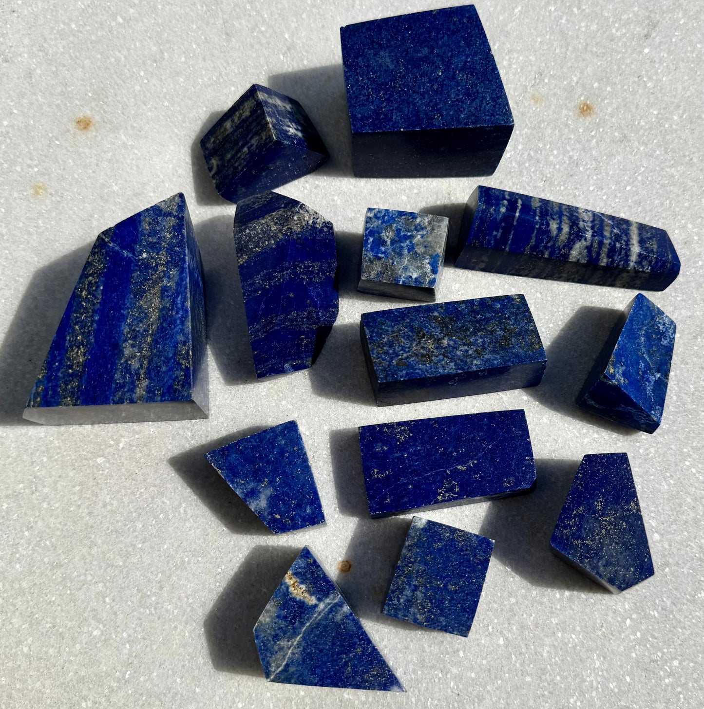 Wholesale Lot 2 lbs Natural Lapis Lazuli Crystal Polished Freeform Healing Energy