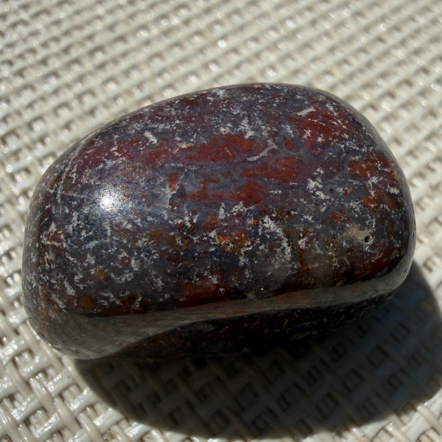 Wholesale Lot – 2 lbs Natural Ocean Jasper Tumbled Crystals – Nice Quality