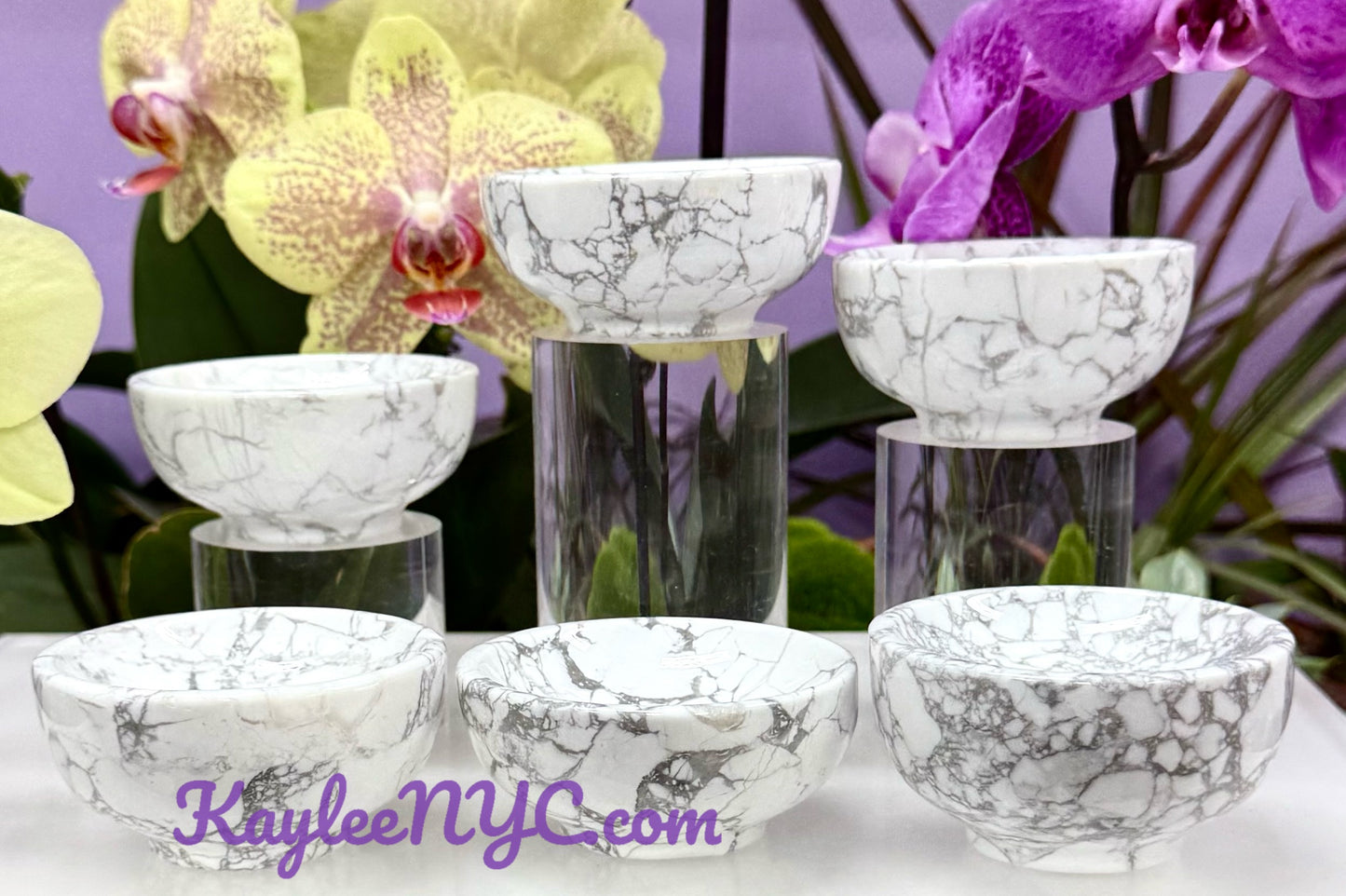 Wholesale Lot 6 PCs Natural Nephrite Jade Bowls Crystal Healing Energy