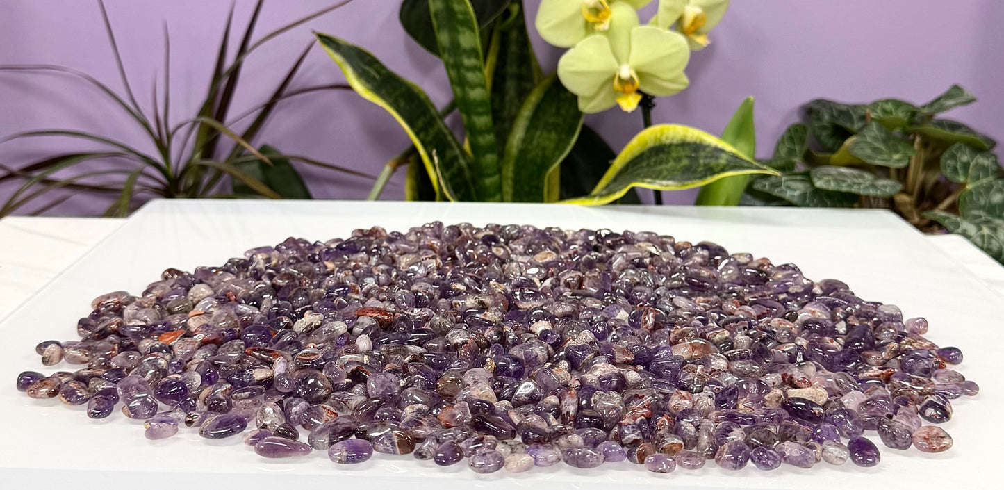 2 lbs Natural Mini Auralite 23 Tumble Crystal Healing Energy