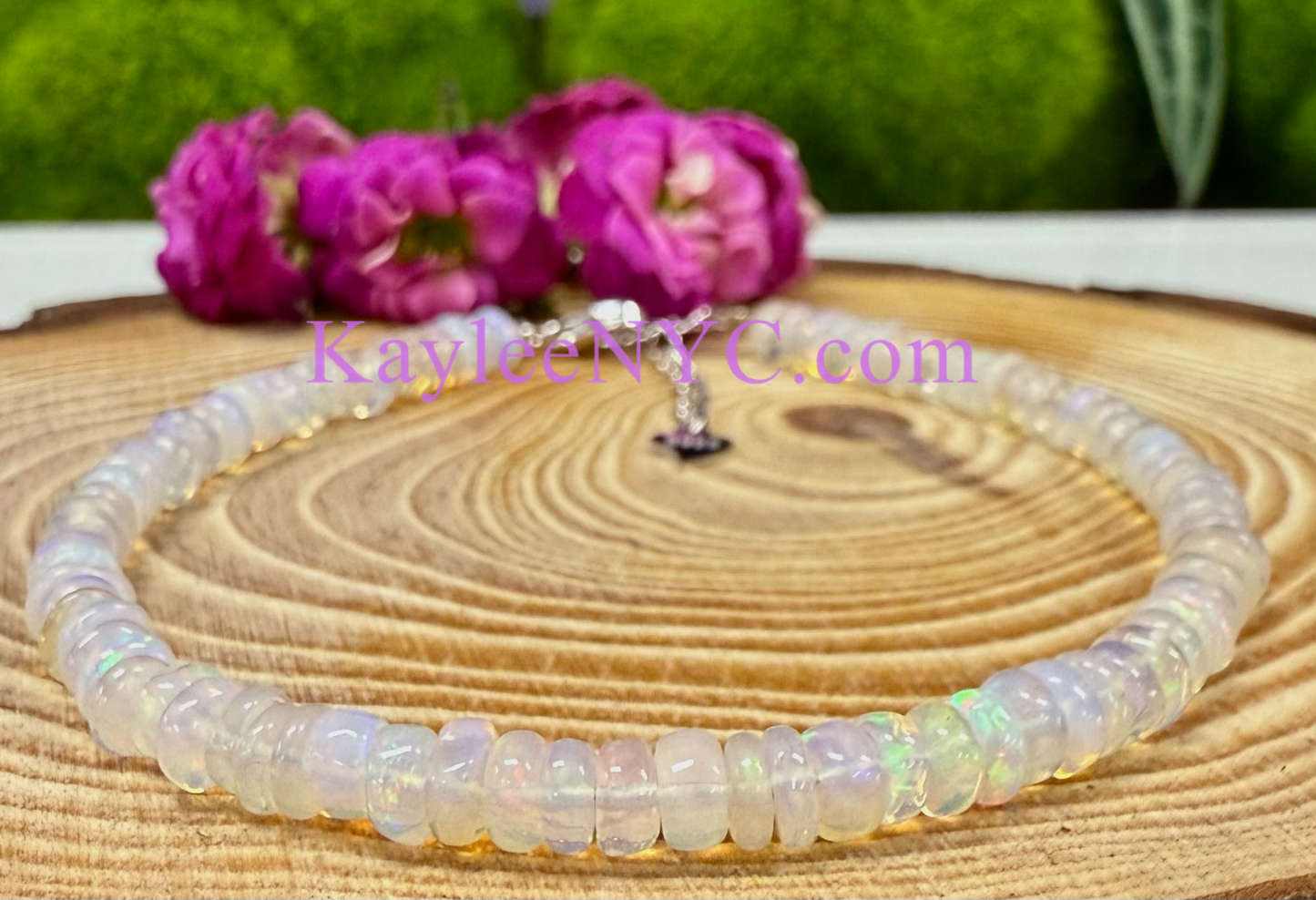 Wholesale 3PCs Ethiopian Natural Crystal Stretch Bracelet