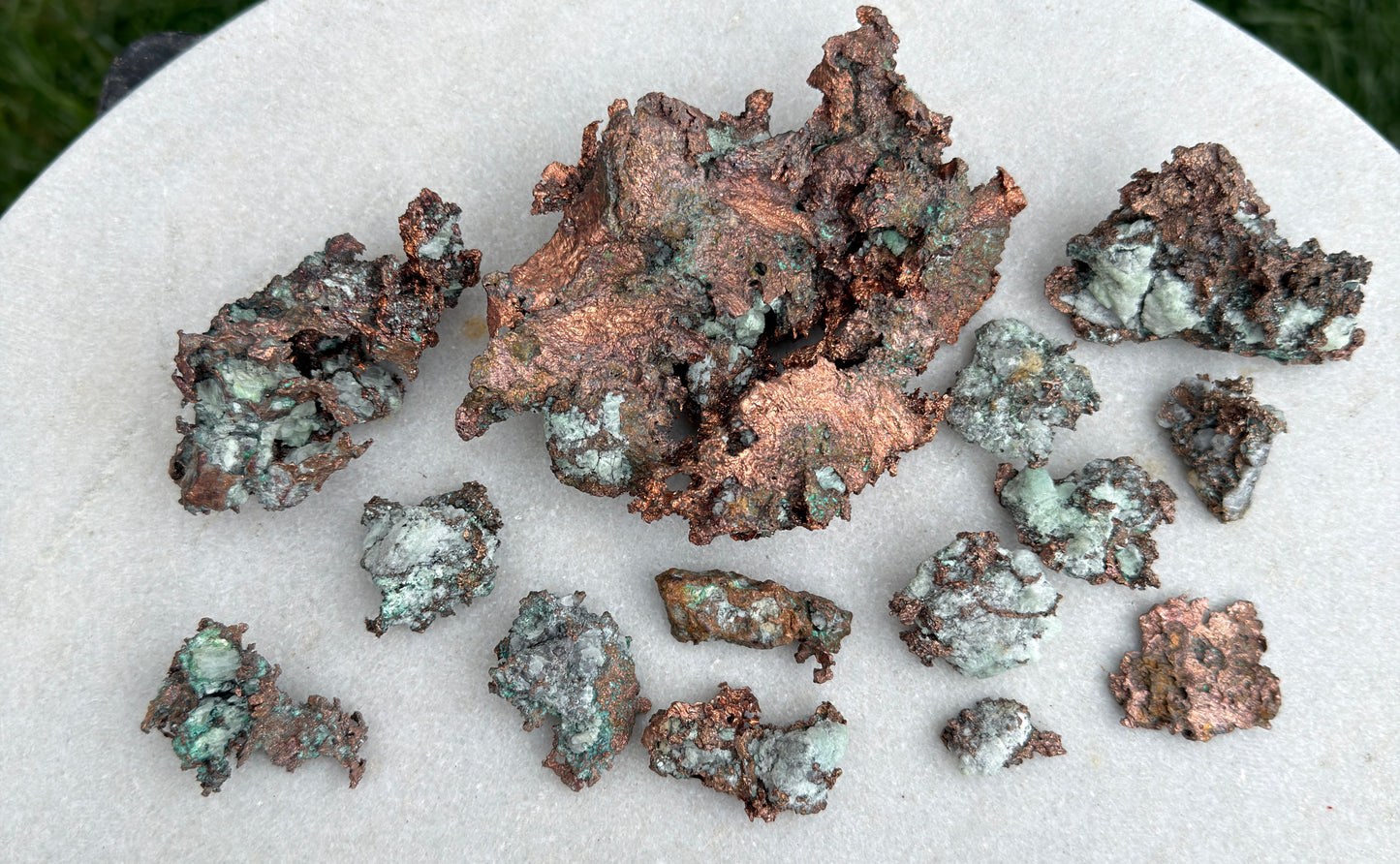 2 lbs Natural Copper Matrix Specimen Rough Crystal