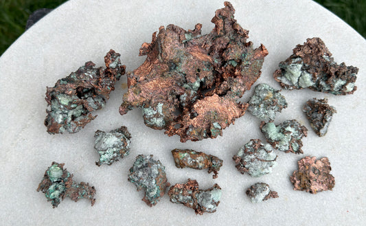 2 lbs Natural Copper Matrix Specimen Rough Crystal
