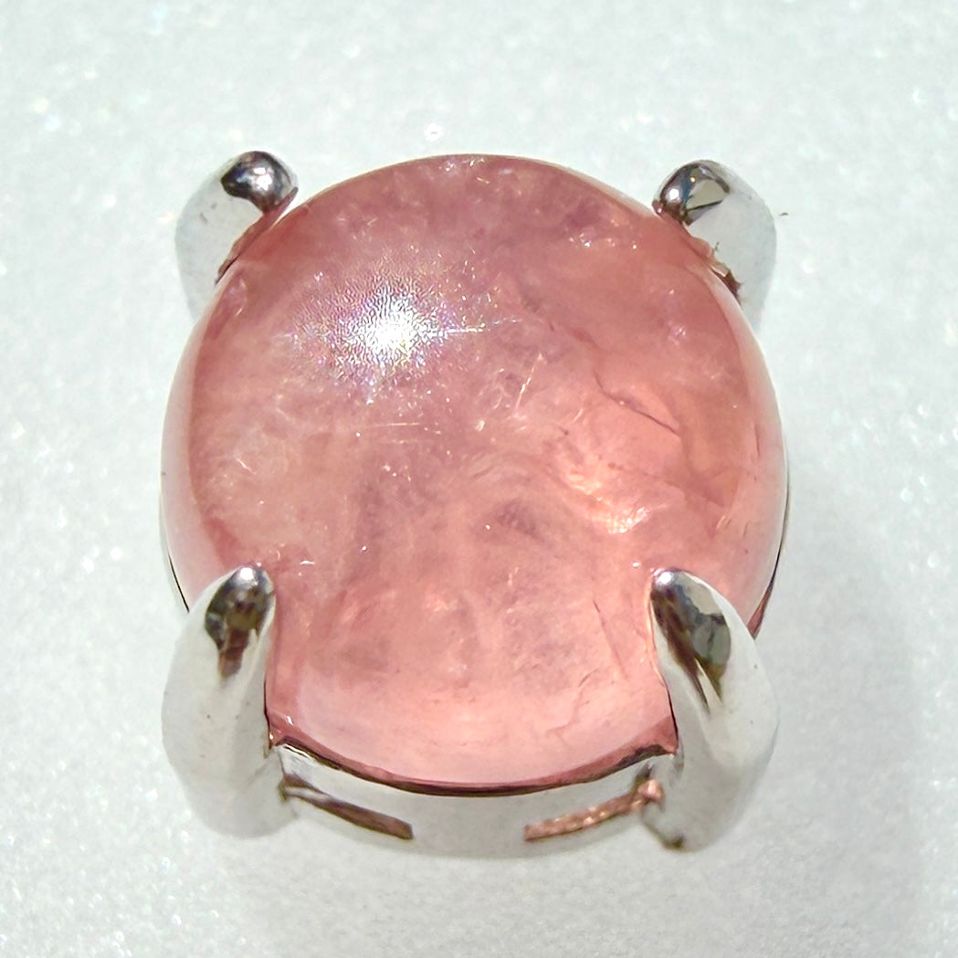 Wholesale Lot 5 Pairs Natural Rhodochrosite Stud Earrings Sterling Silver(925) 6mm