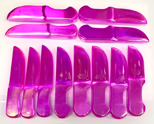 Wholesale Lot 12 pcs Pink Aura Selenite aka Satin Spar Knife ~13cm