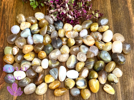 2 lbs Natural Botswana Agate Tumble