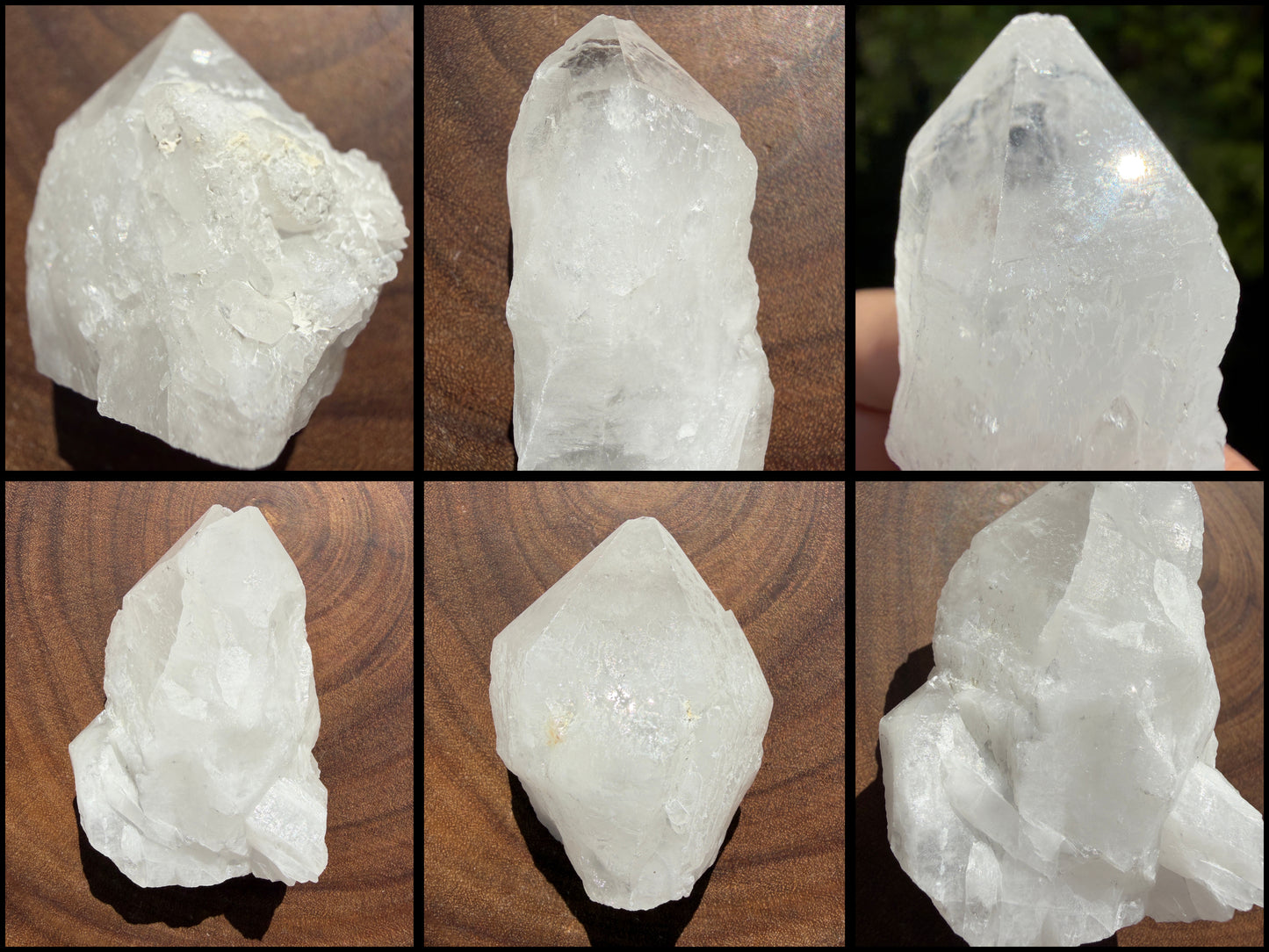 Wholesale Lot 2 lbs Natural Rough Candle Quartz Crystal Healing Energy 8-14 Pcs