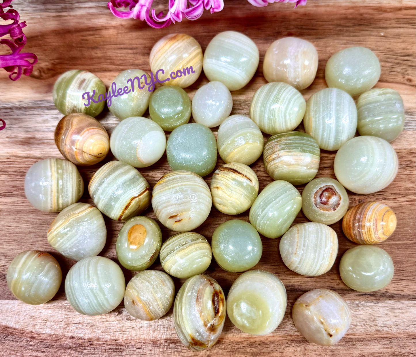 2 lbs Natural Green Onyx Tumble