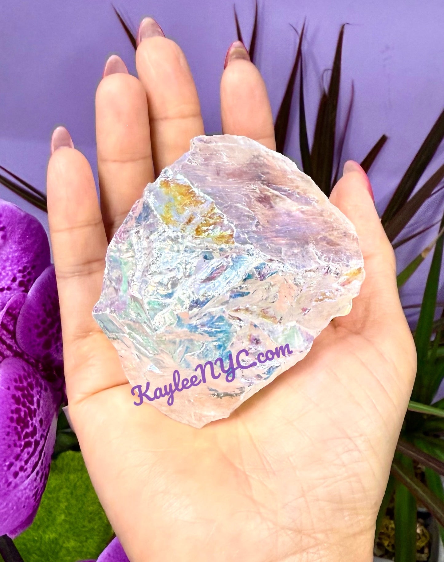 Wholesale Lot 2 lbs Angel Aura Satyaloka Azeztulite Quartz Crystal Healing Energy