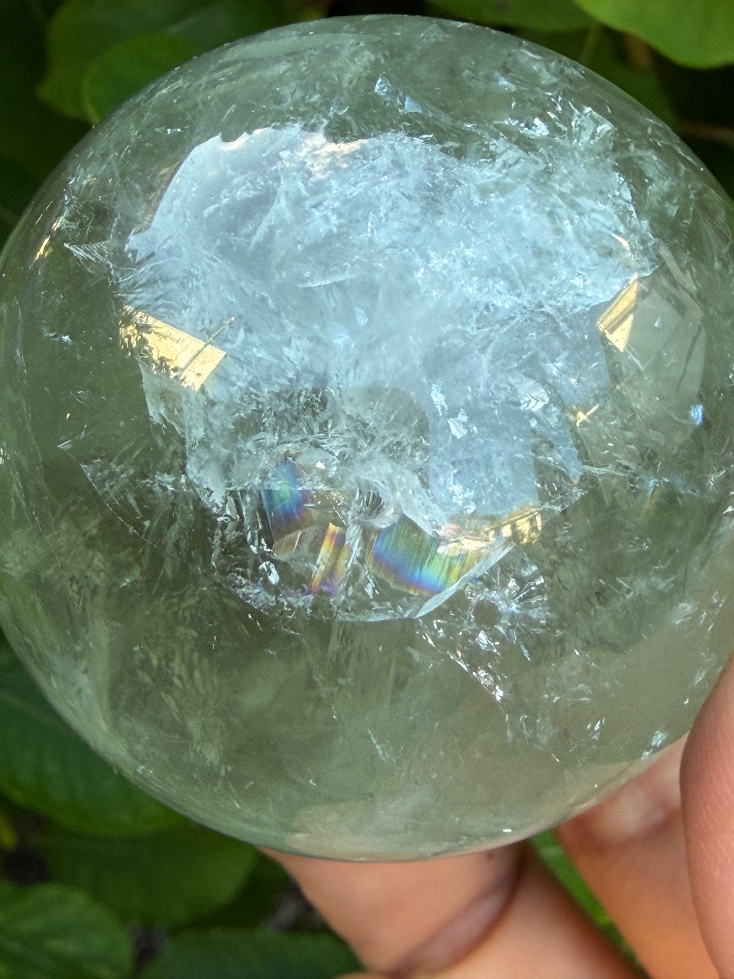 Wholesale 2 lbs Prasiolite aka Green Amethyst Spheres Crystal Ball Energy Healing