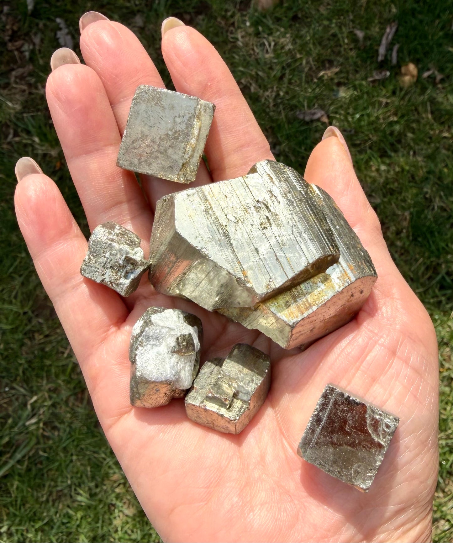 2 lbs Natural Pyrite Rough Crystal Healing Energy