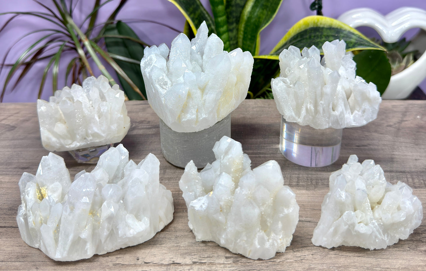 Wholesale Lot 4-6 pcs Natural Druzy Quartz Cluster Rough Crystal Healing Energy