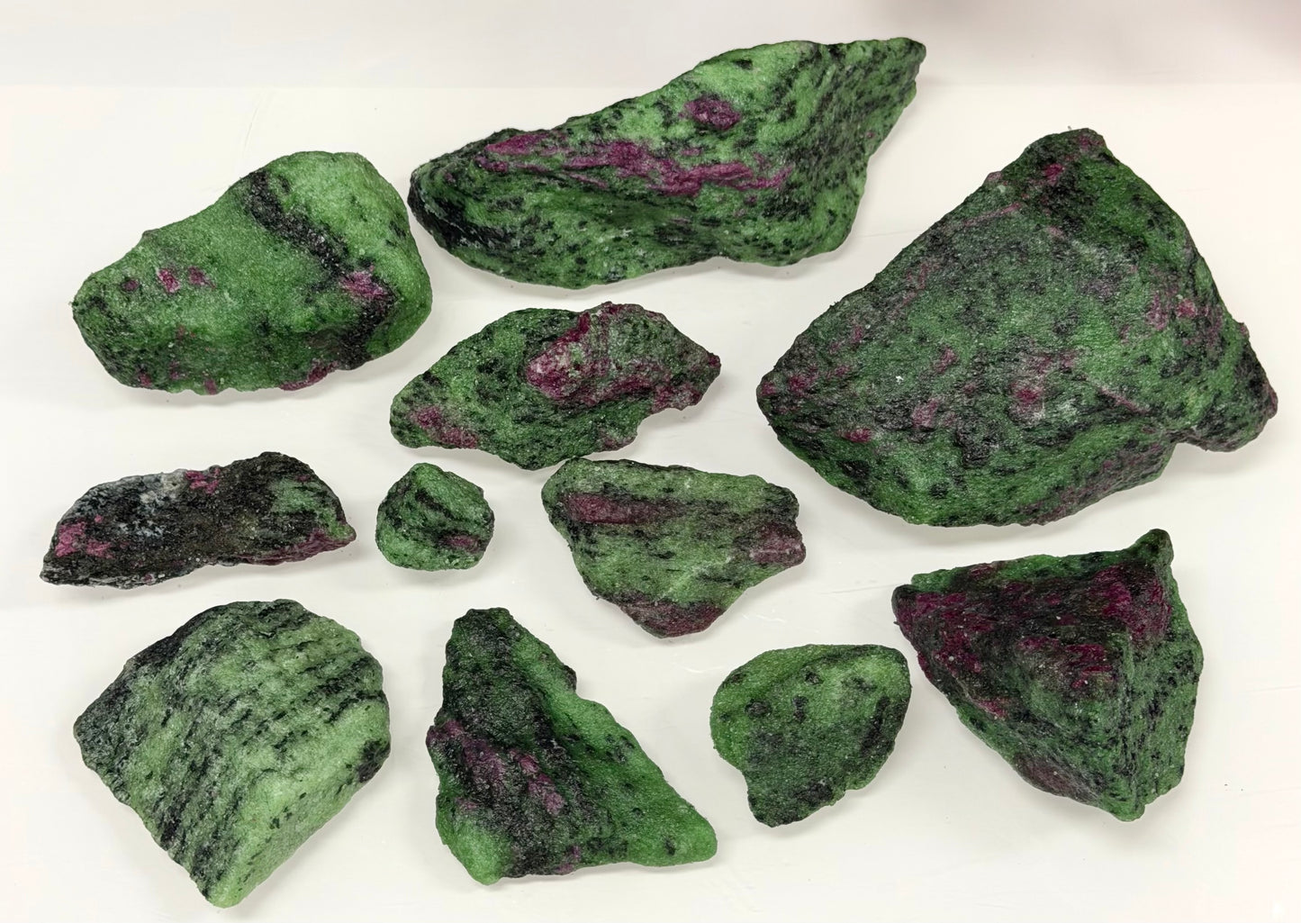 2 lbs Natural Ruby Zoisite Rough Crystals Healing Energy