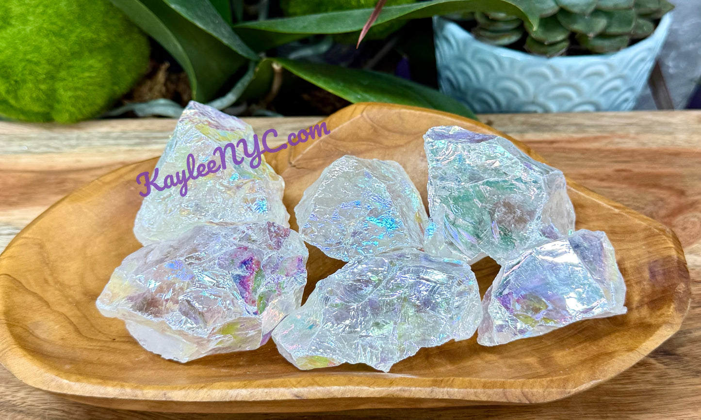 Wholesale Lot 2 lbs Angel Aura Satyaloka Azeztulite Quartz Crystal Healing Energy