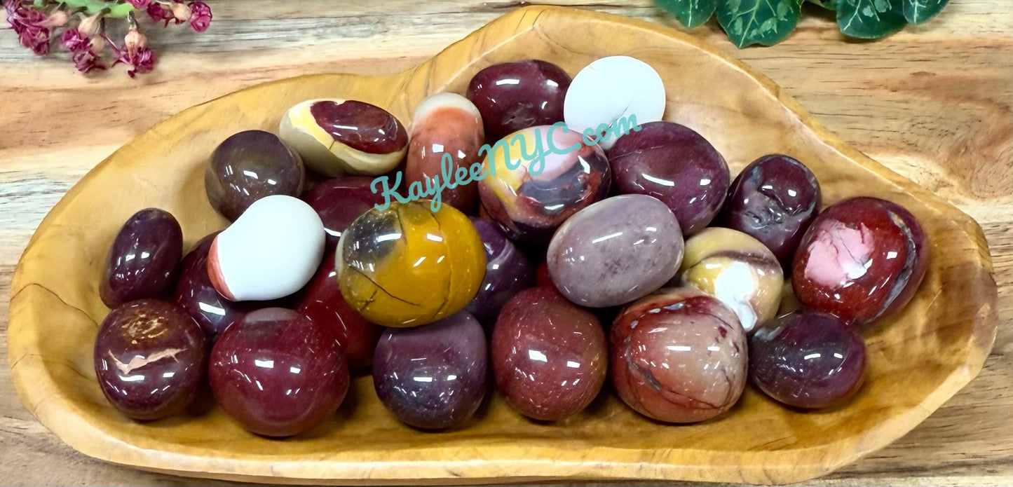 Wholesale Lot 2 Lbs Natural Mookaite Tumble Healing Energy Nice Quality