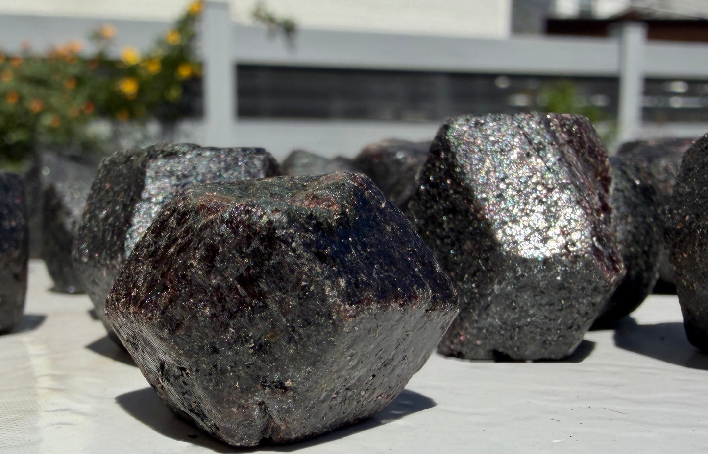 2 lbs Natural Garnet Rough Crystals Healing Energy