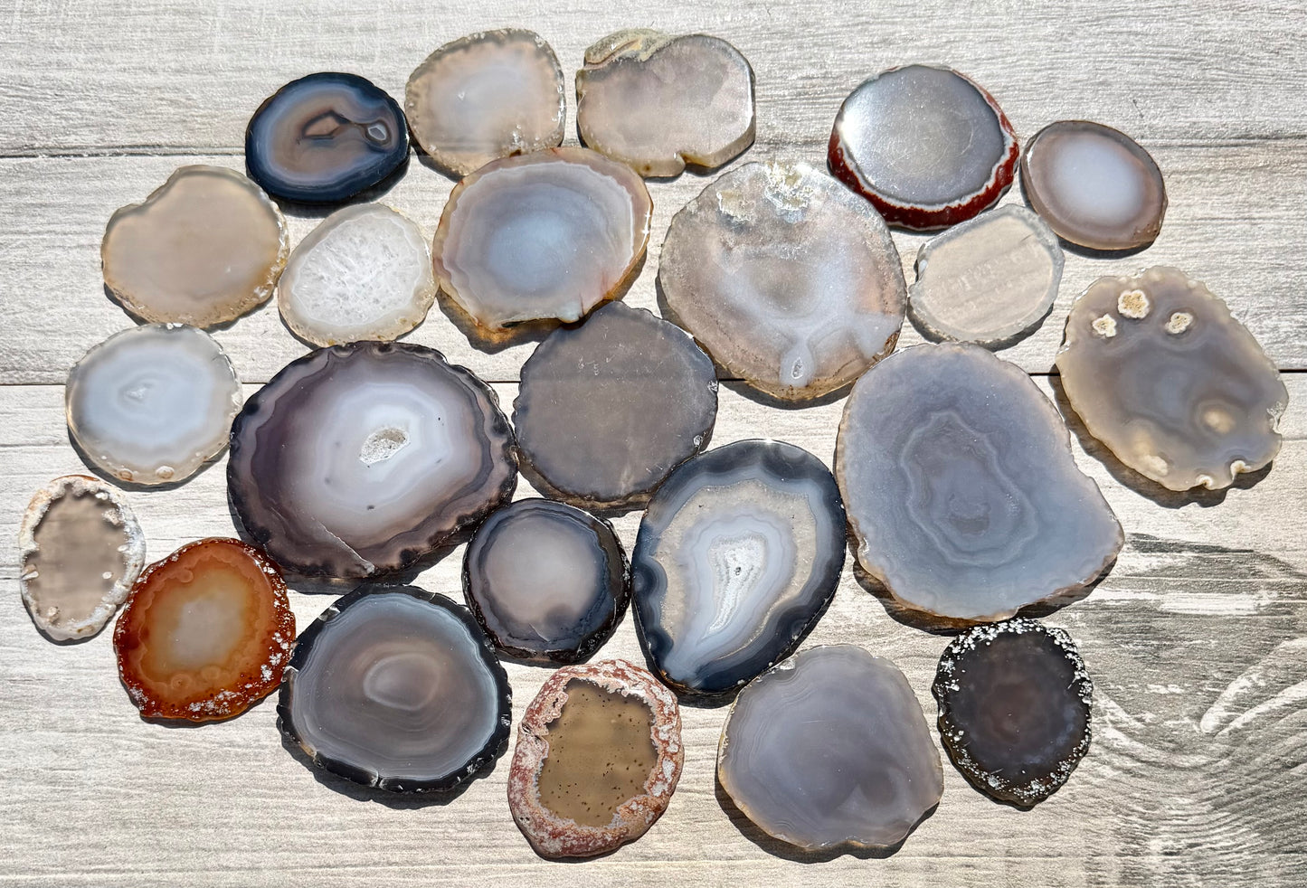 2 lbs Natural Agate Slabs crystal healing energy