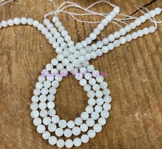 3 strands 8mm Natural Moonstone Beads