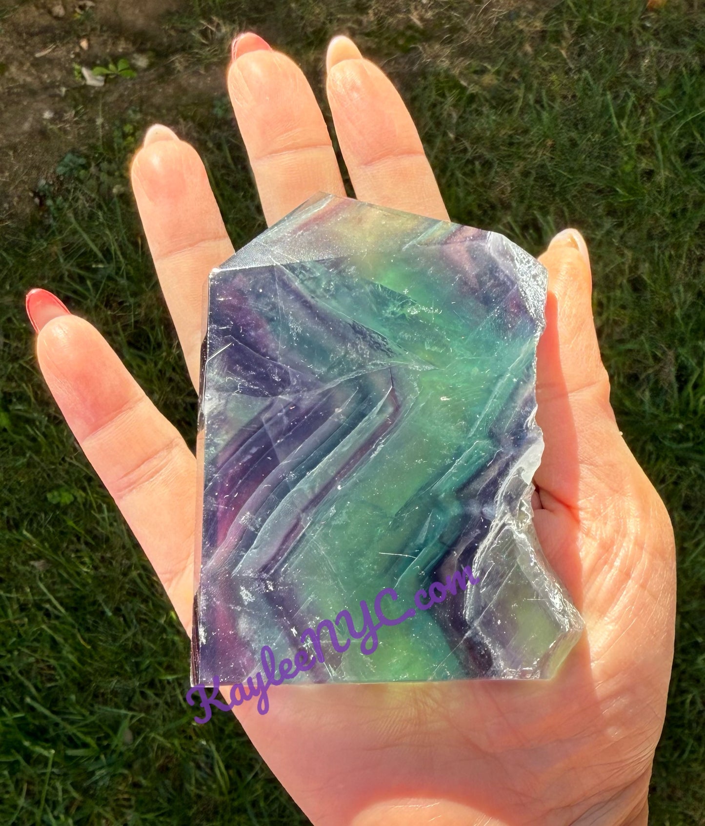 Wholesale Lot 3-5pcs Fluorite Obelisk Point Crystal Natural Energy 2.8-3lbs
