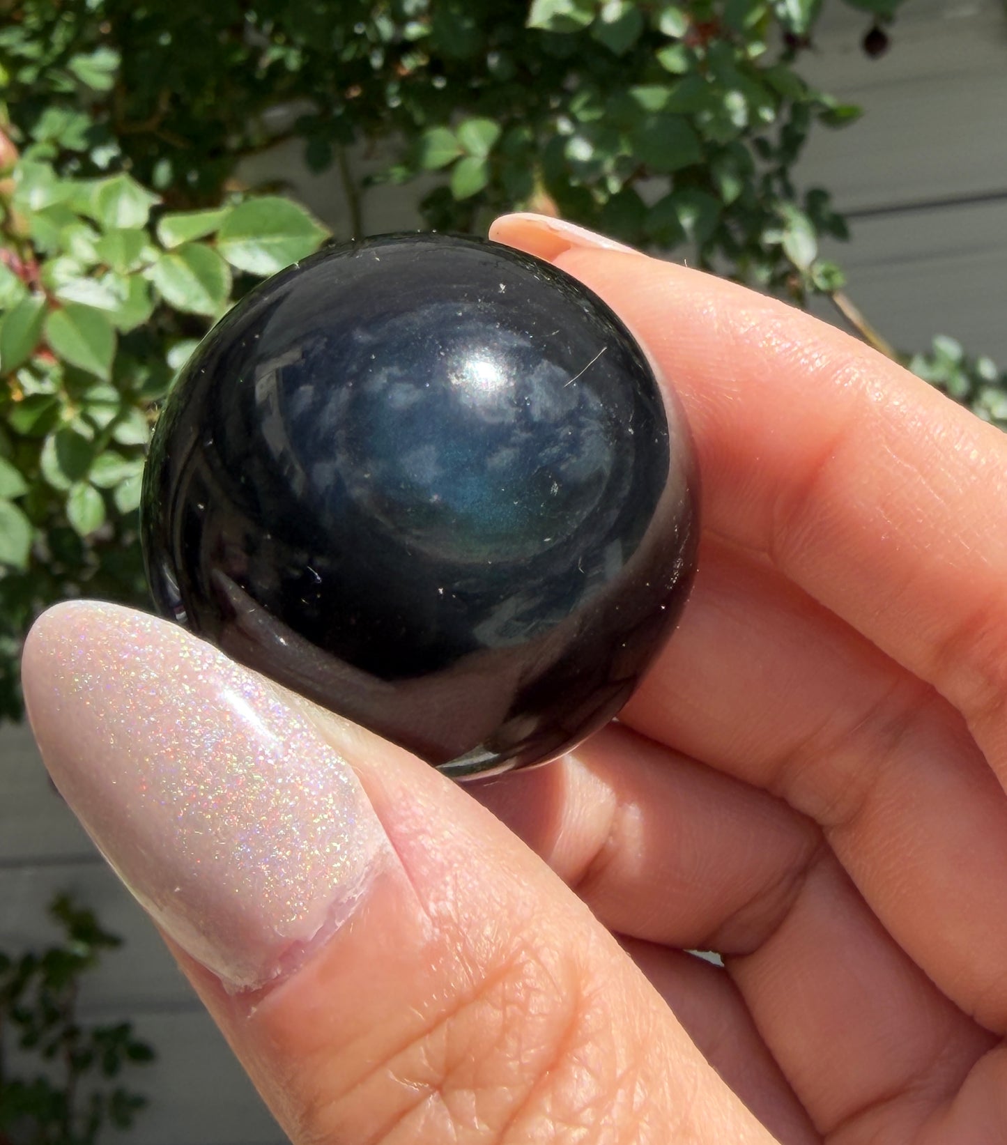 Wholesale Lot 1 Lb Natural Rainbow Obsidian Sphere Crystal Ball Energy Healing