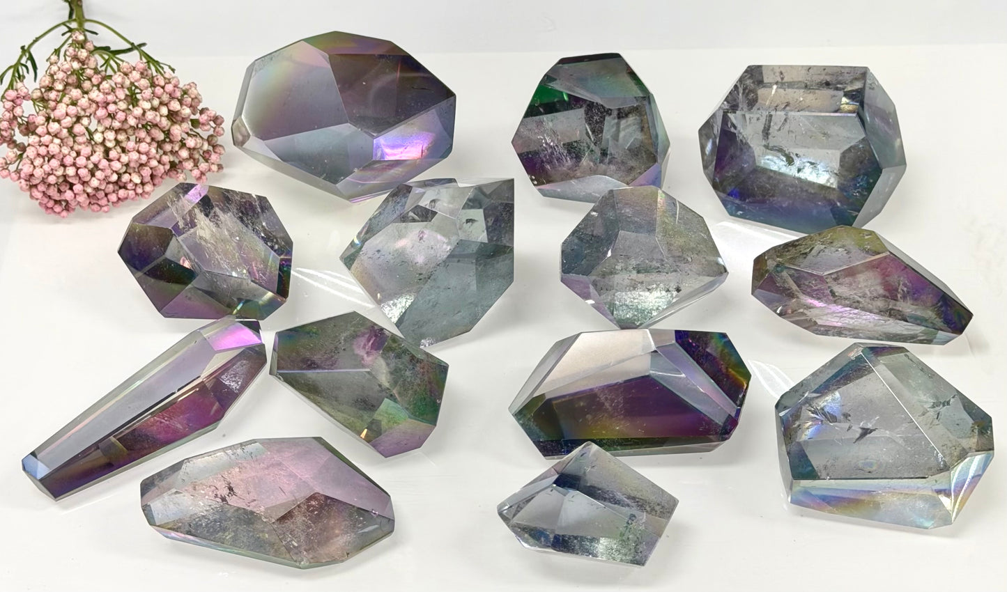 Wholesale Lot 2 lbs Tanzine Aura Freeform Crystal Polished Healing Energy