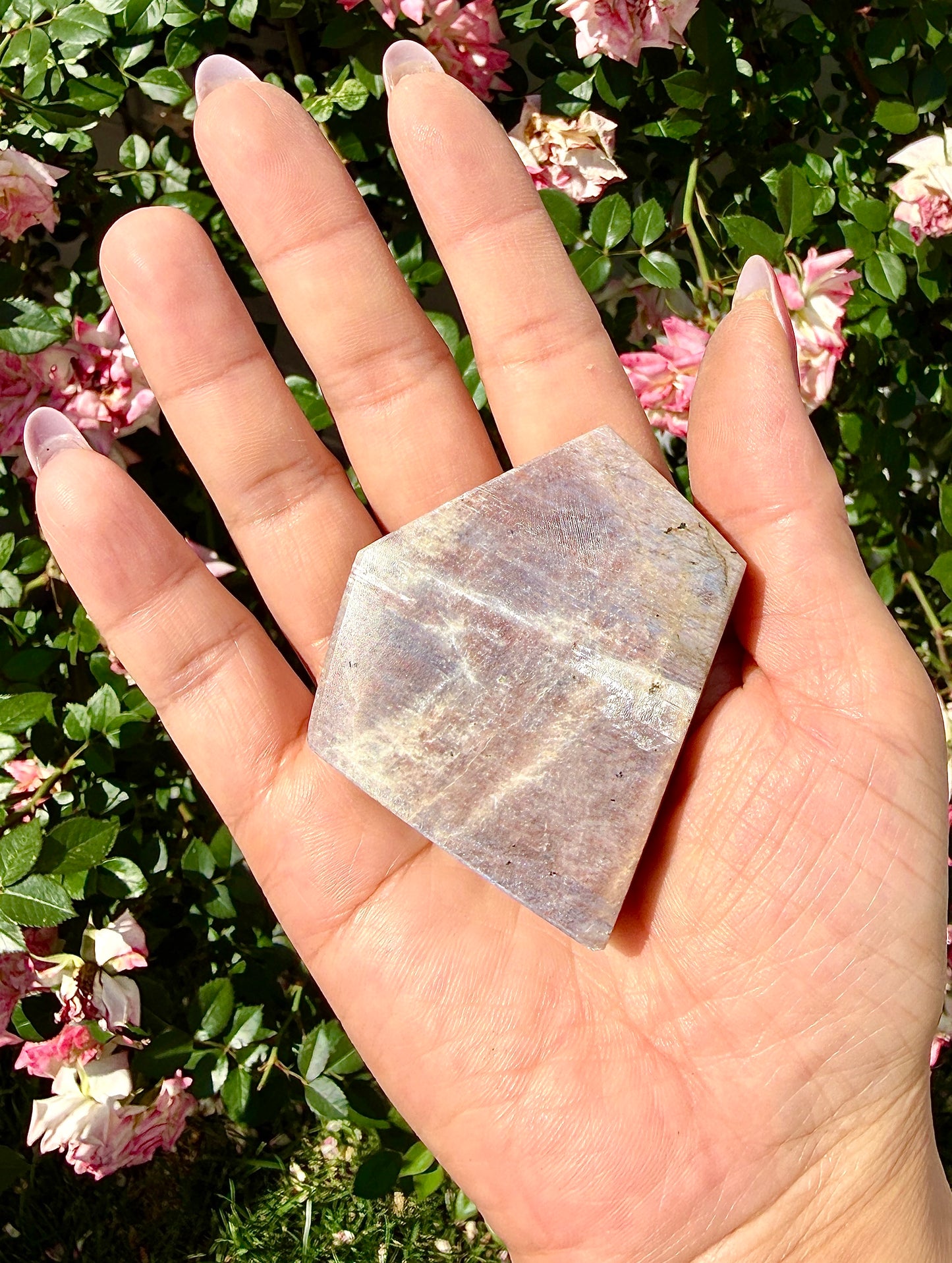 Wholesale Lot 2 lbs Natural Moonstone Slab Crystals healing energy