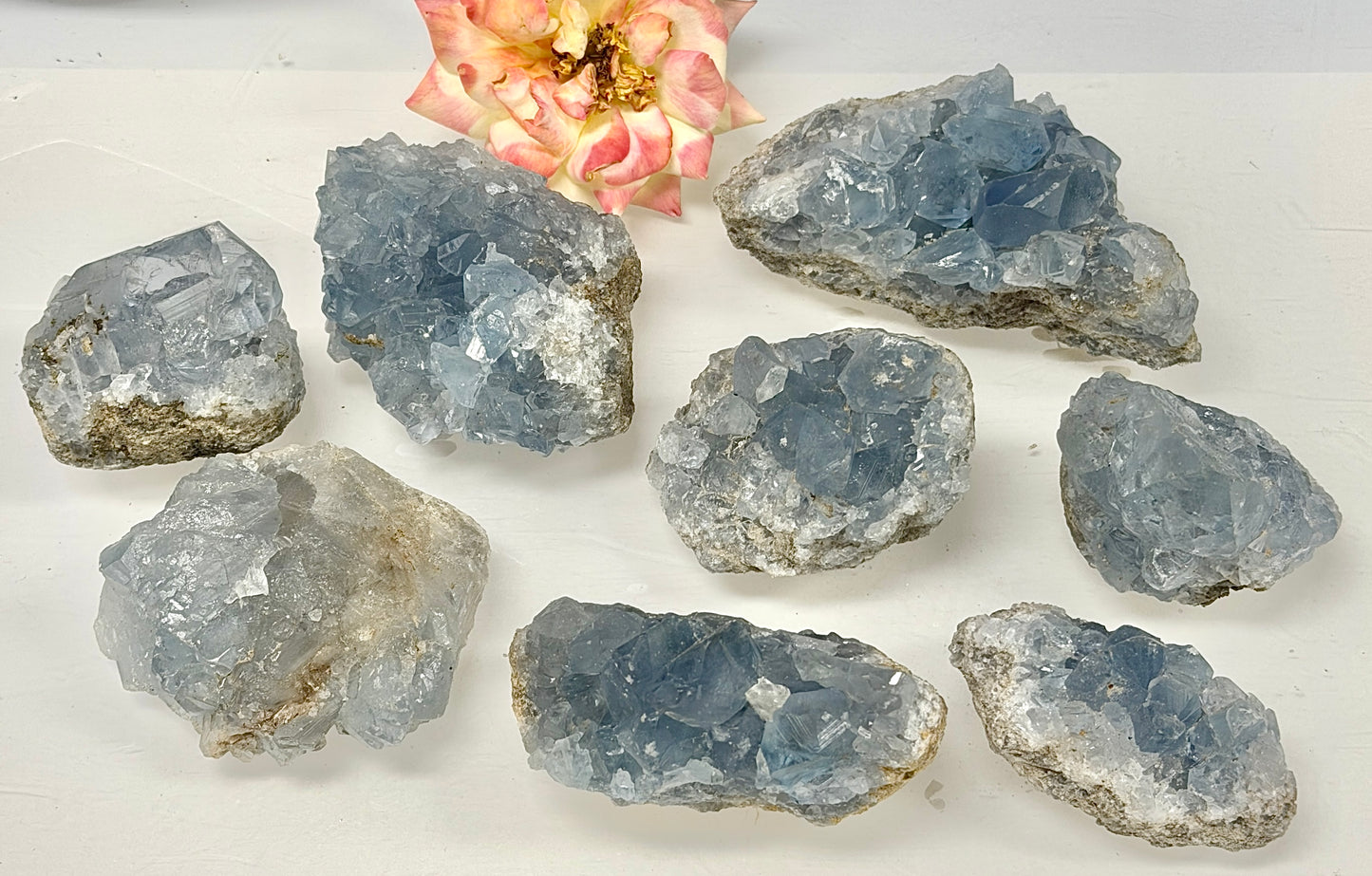 Wholesale Lot 2 Lbs Natural Celesitite Cluster Crystal