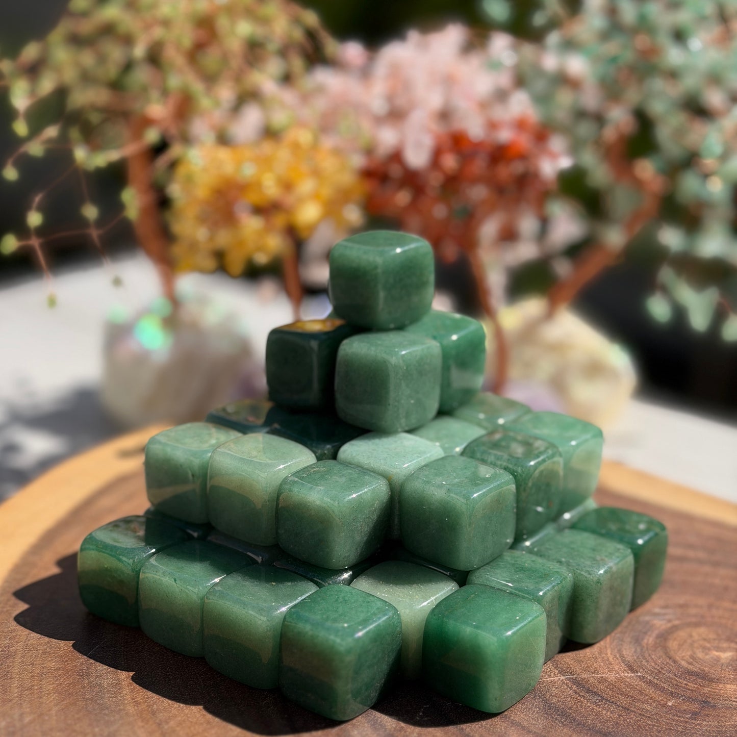 2 lbs Natural Aventurine Cube Crystal Healing Energy