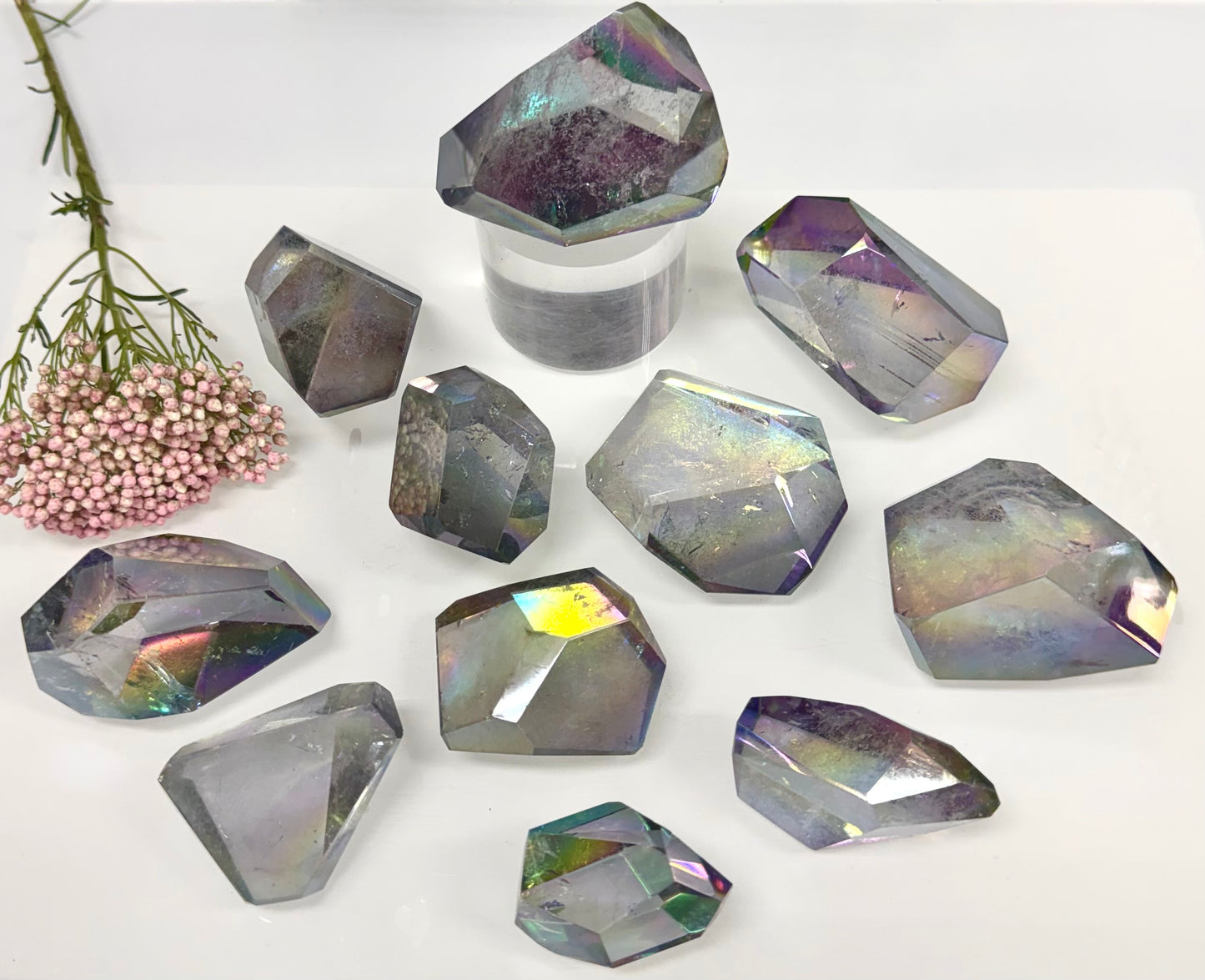 Wholesale Lot 2 lbs Tanzine Aura Freeform Crystal Polished Healing Energy