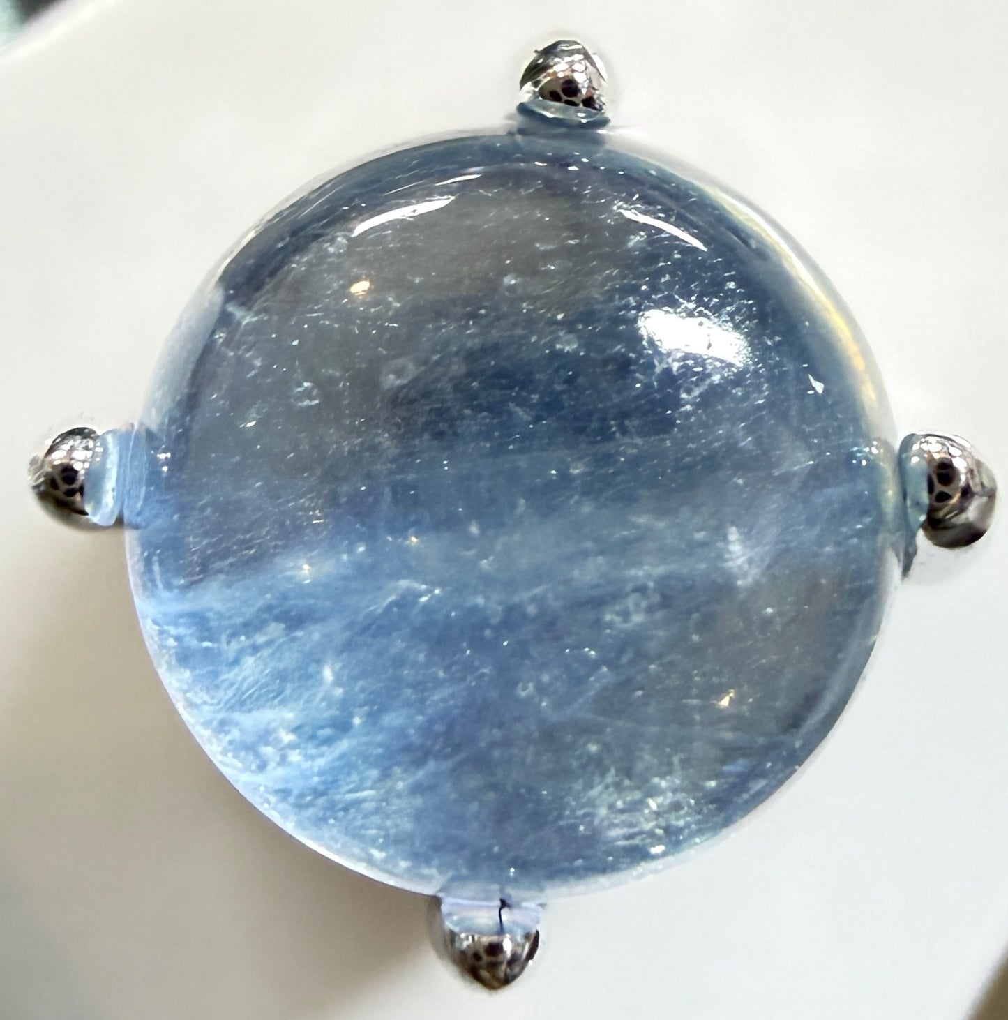 Wholesale Lot 5 Pairs Natural Aquamarine Sterling Silver (925) Posts