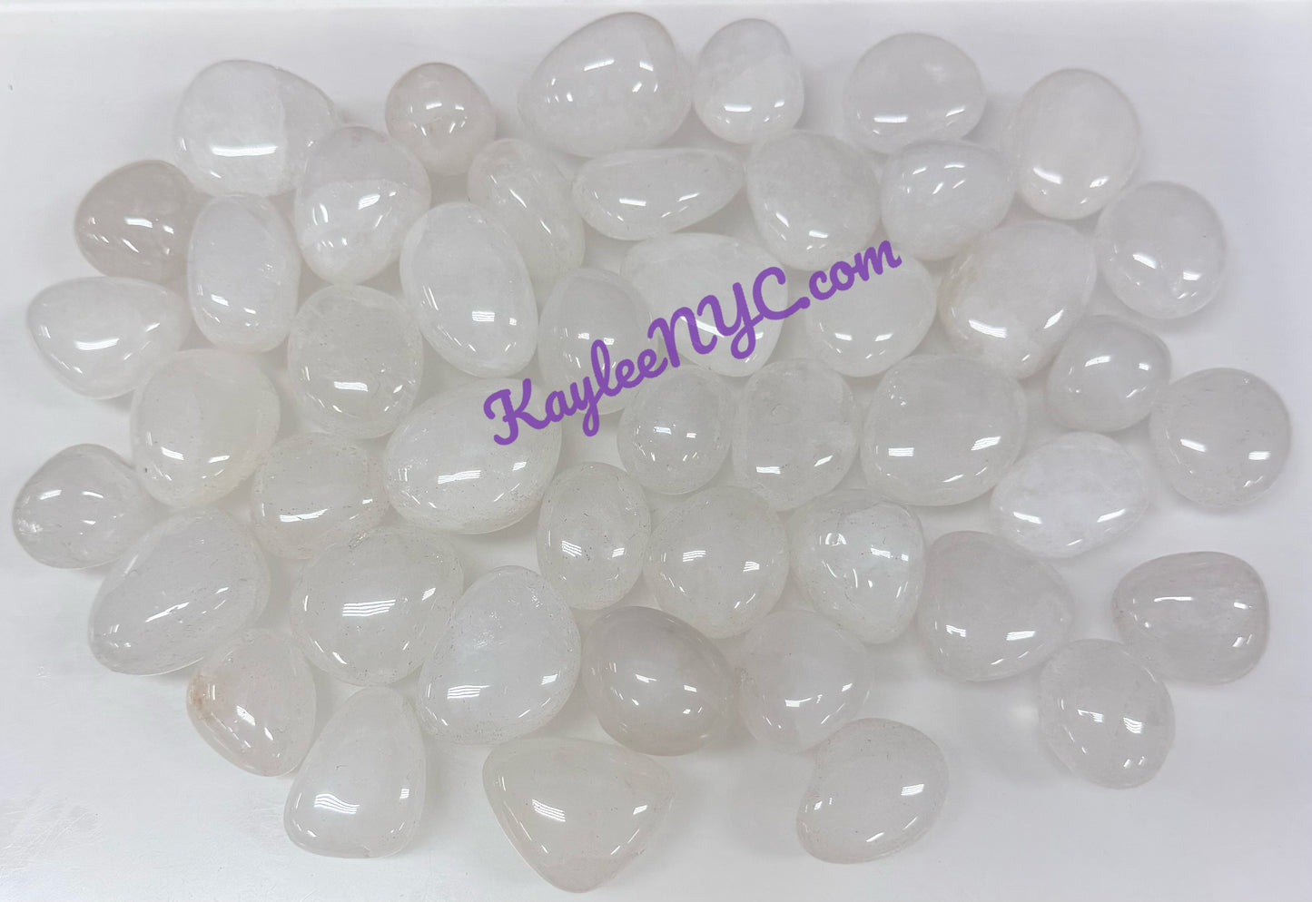 Wholesale Lot 2 Lbs Natural Clear Quartz Tumble Crystal Healing Energy Nice Quality