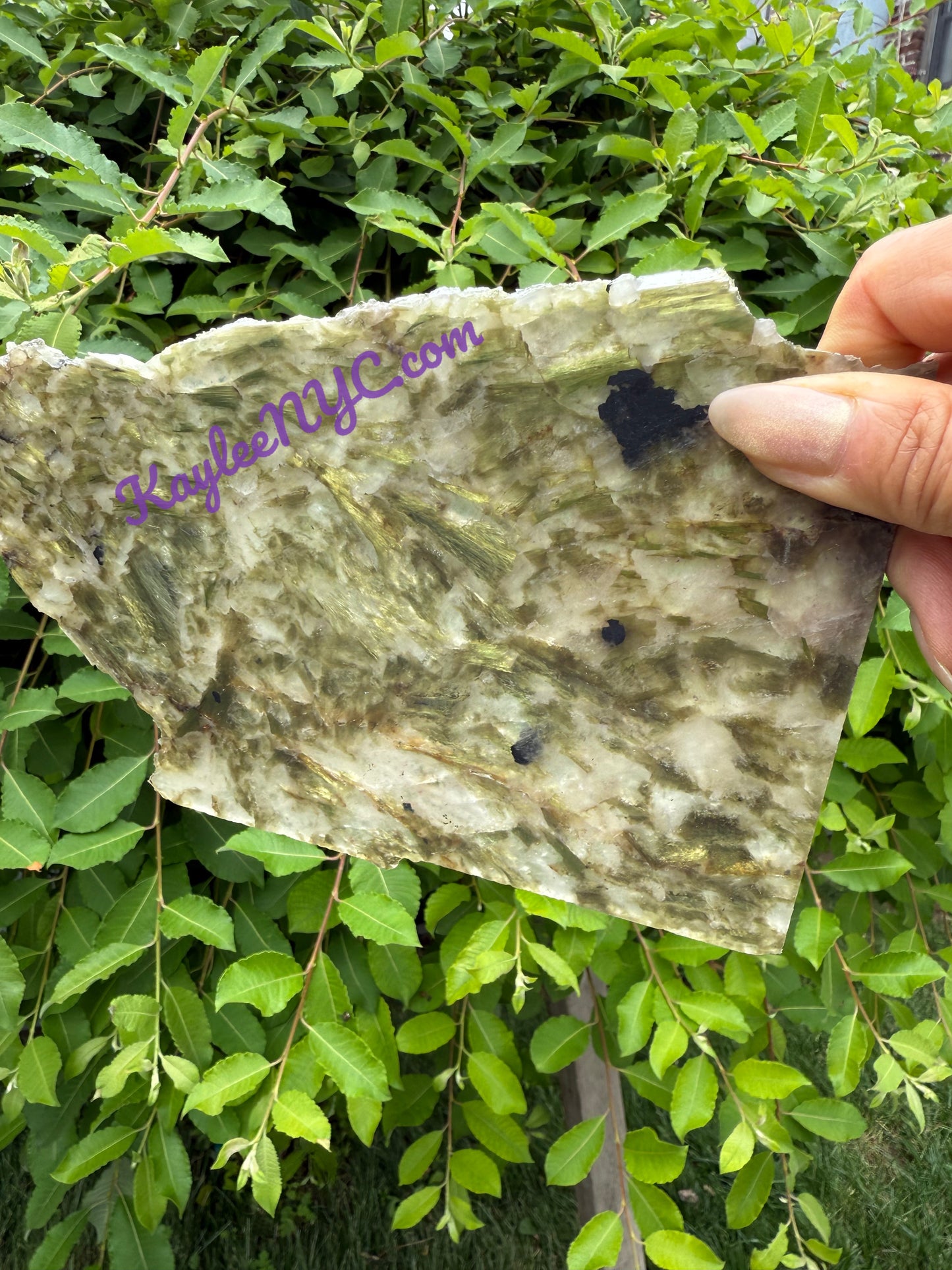 4 lbs Natural Green Lepidolite Mica Slabs