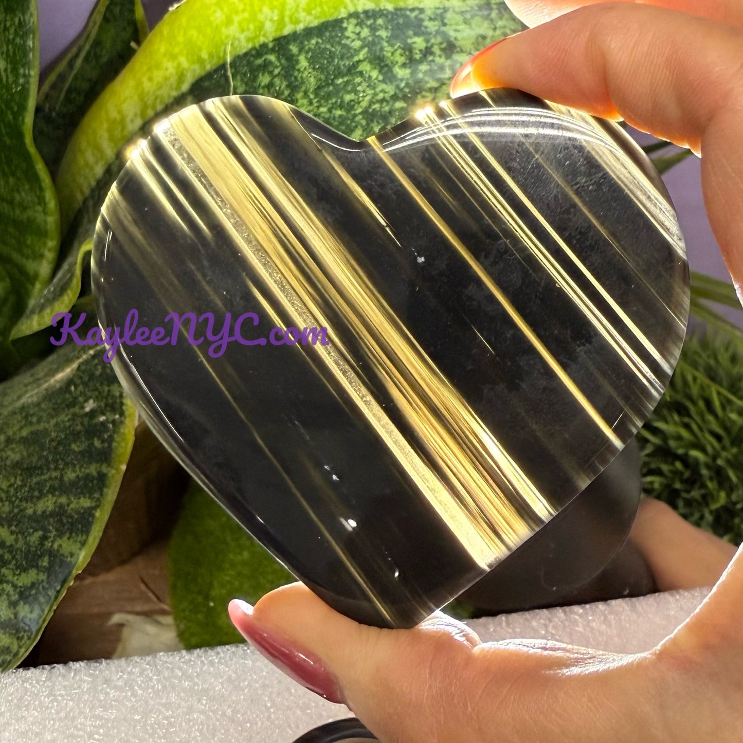 Wholesale Lot 2 lb Natural Ice Obsidian Crystal Heart Healing Energy