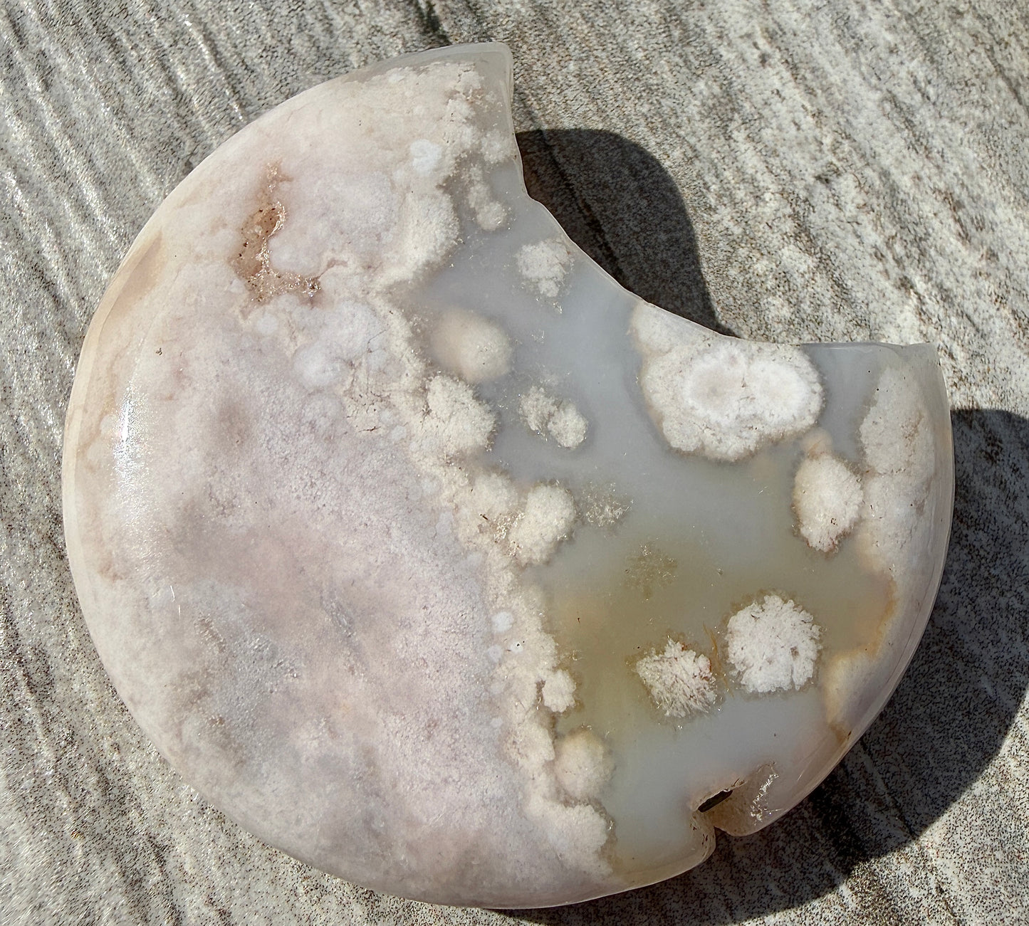 Wholesale Lot 1 lb Natural Flower Agate Crystal Moon Healing Energy