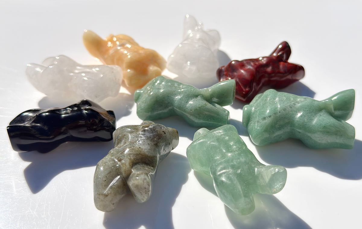 Wholesale Lot 6 Pcs 5cm Natural Mixed Crystals Male Model Healing Energy