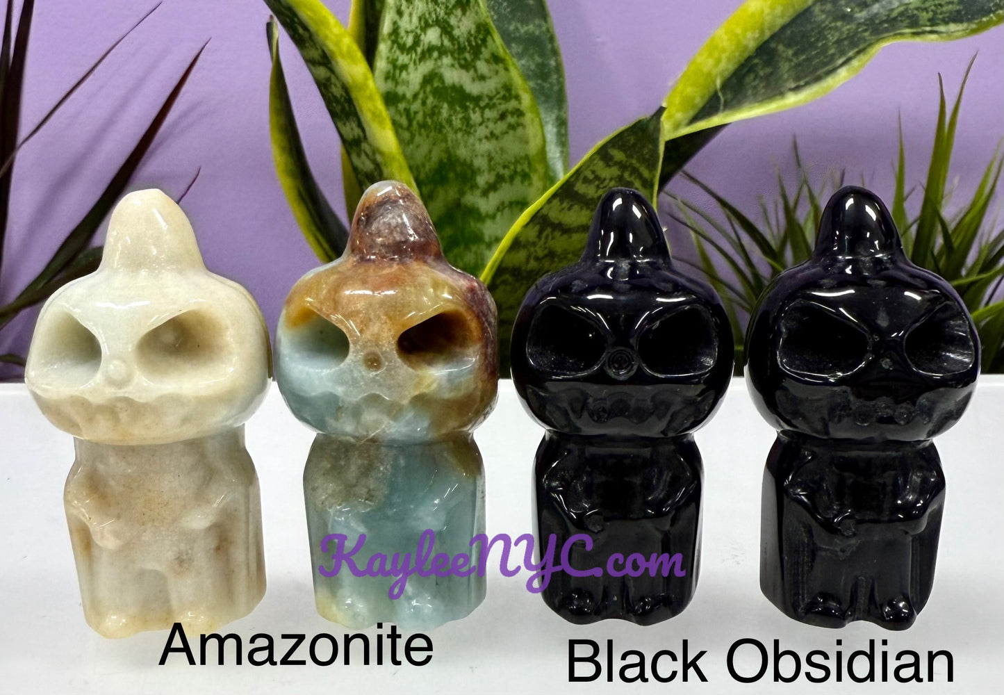11 PCs 5 cm Mix Crystal Jack O’Lantern Crystals Healing Energy