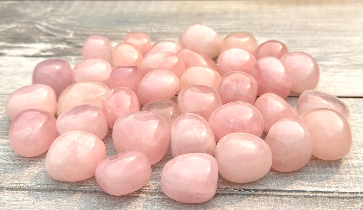 2 lbs Natural Rose Quartz Tumble