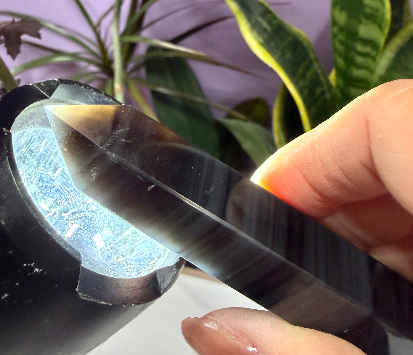 Wholesale Lot 1 Lb Natural Ice Obsidian Obsidian Obelisk Tower Point Crystal Energy