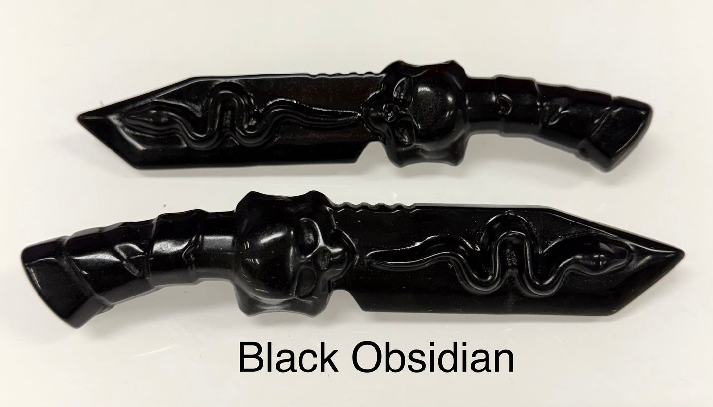 (Copy) Wholesale Lot 4 pcs Natural Nephrite Jade Knife Crystals Healing Energy