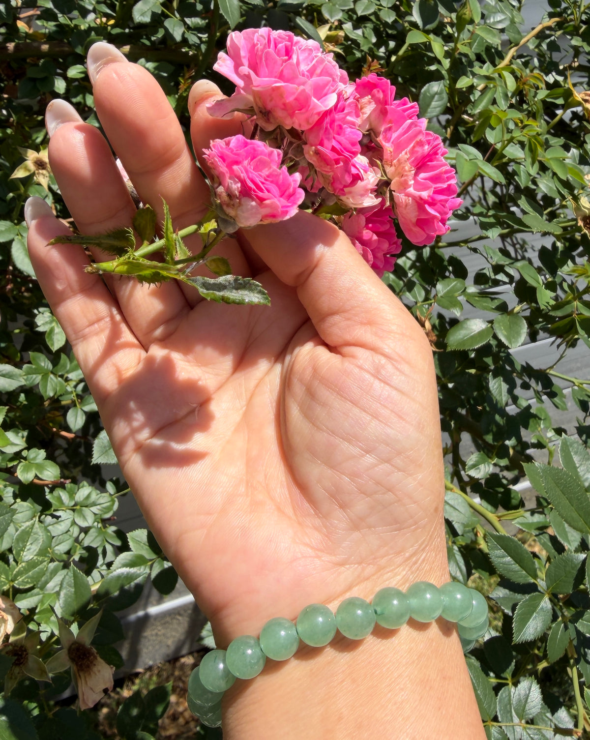 Wholesale Lot 6 Pcs Green Aventurine 8mm 7.5” Crystal Healing Stretch Bracelet