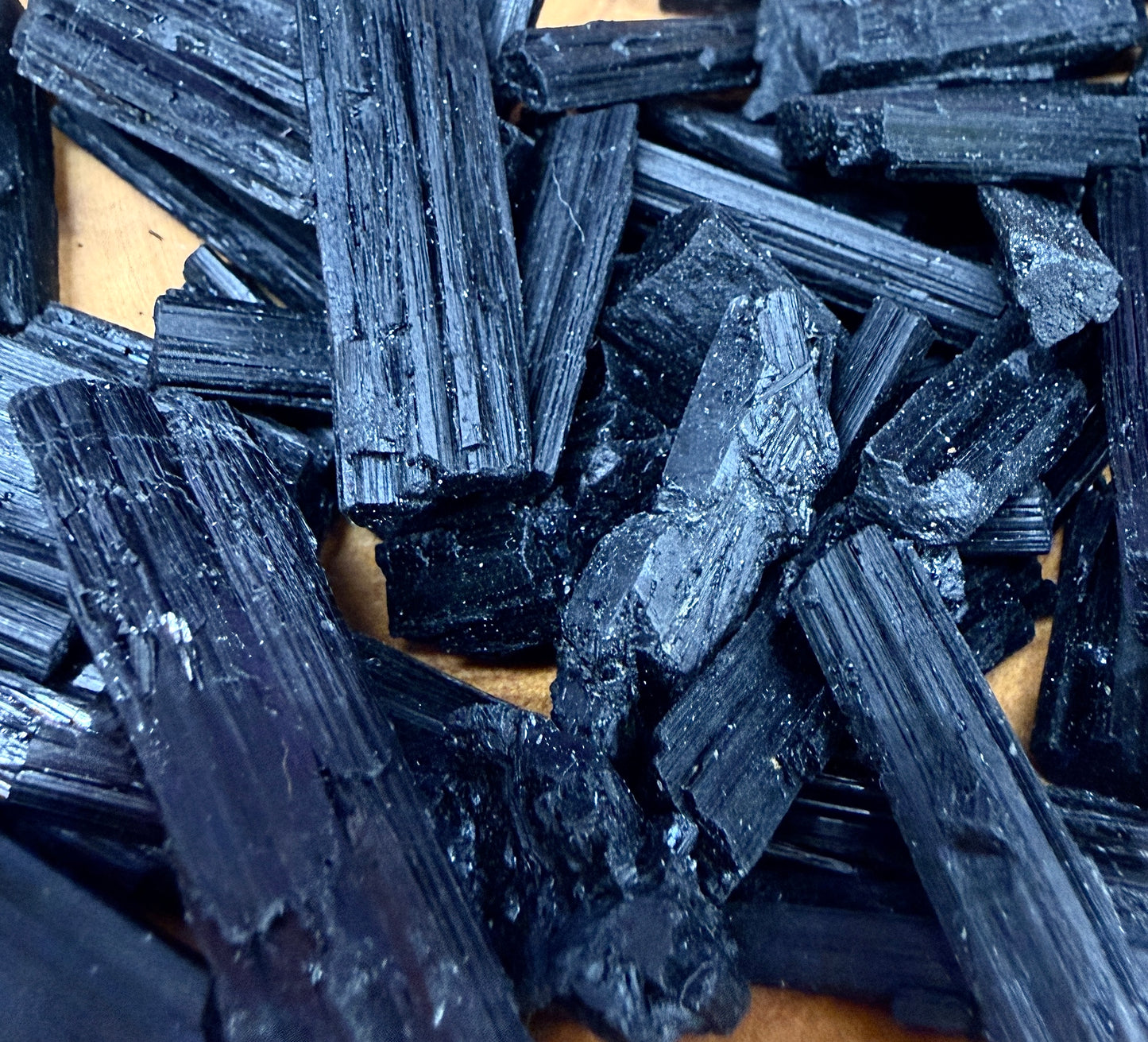 Wholesale Lot 1 lb Natural Black Tourmaline Schorl Crystal Rough