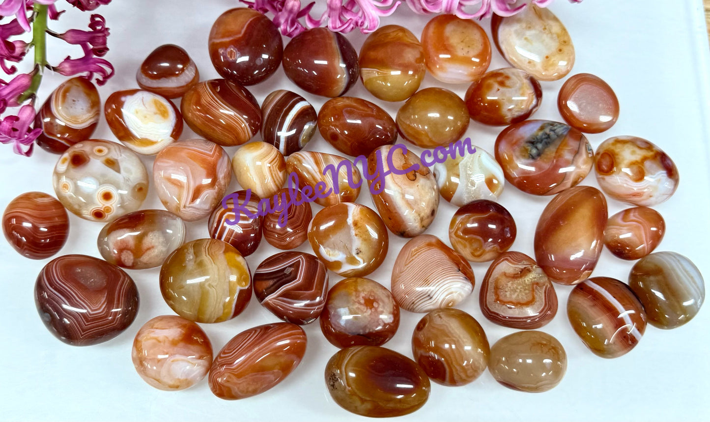 Wholesale Lot 2 Lbs Natural Sardonyx Tumble Healing Energy