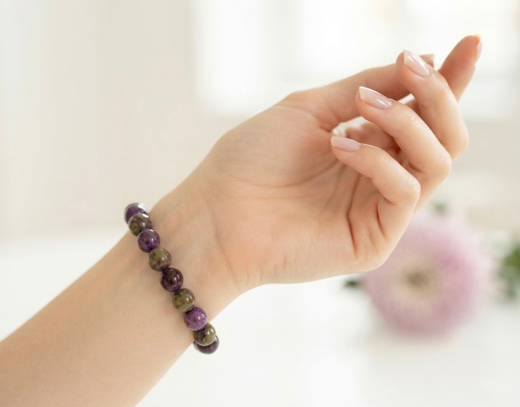 Wholesale 6 Pcs Natural Atlantisite 10mm 7.5” Crystal Healing Stretch Bracelet