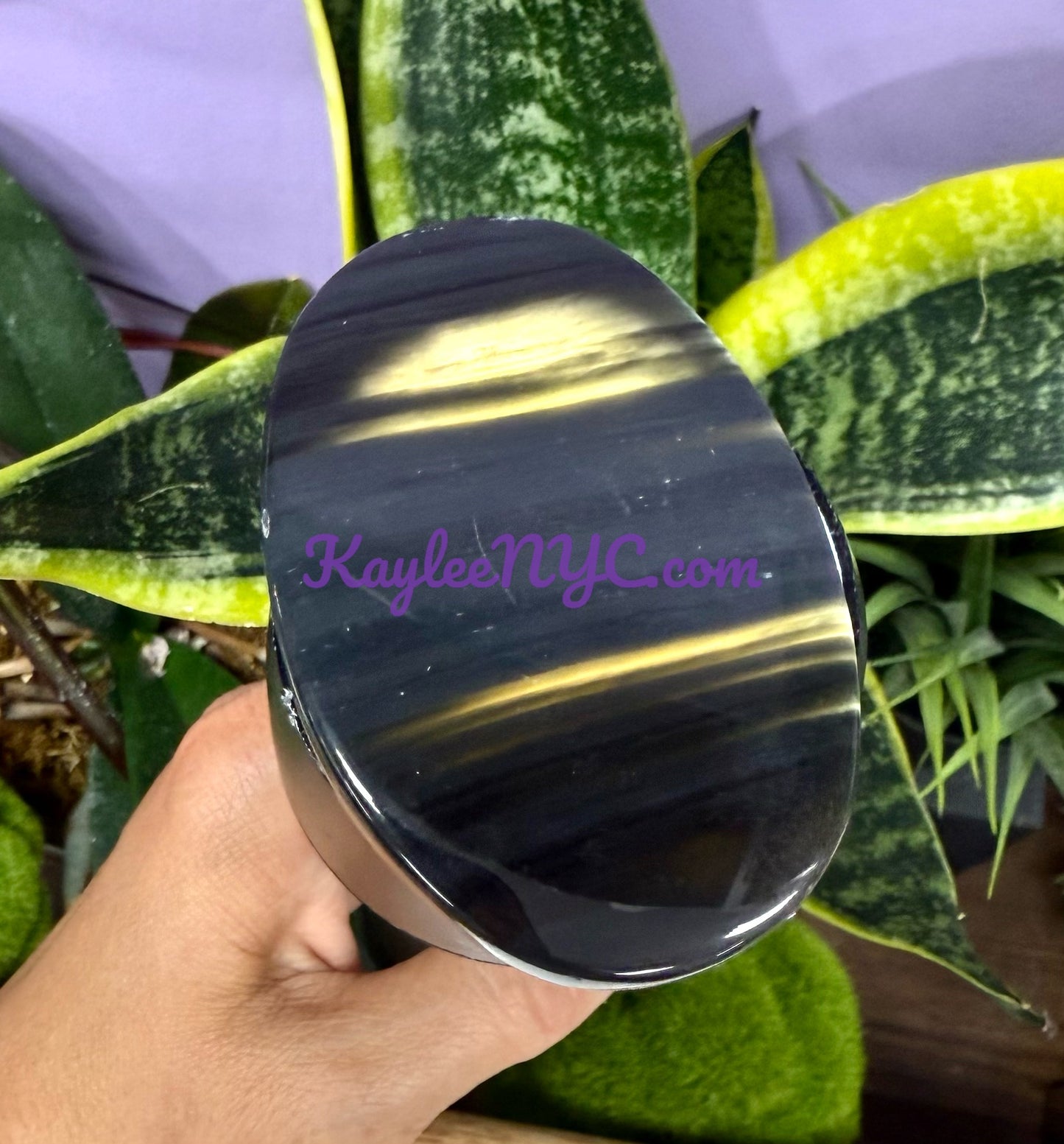 Wholesale 1 Lb Lot Natural Ice Obsidian Palm Stones Crystal Energy