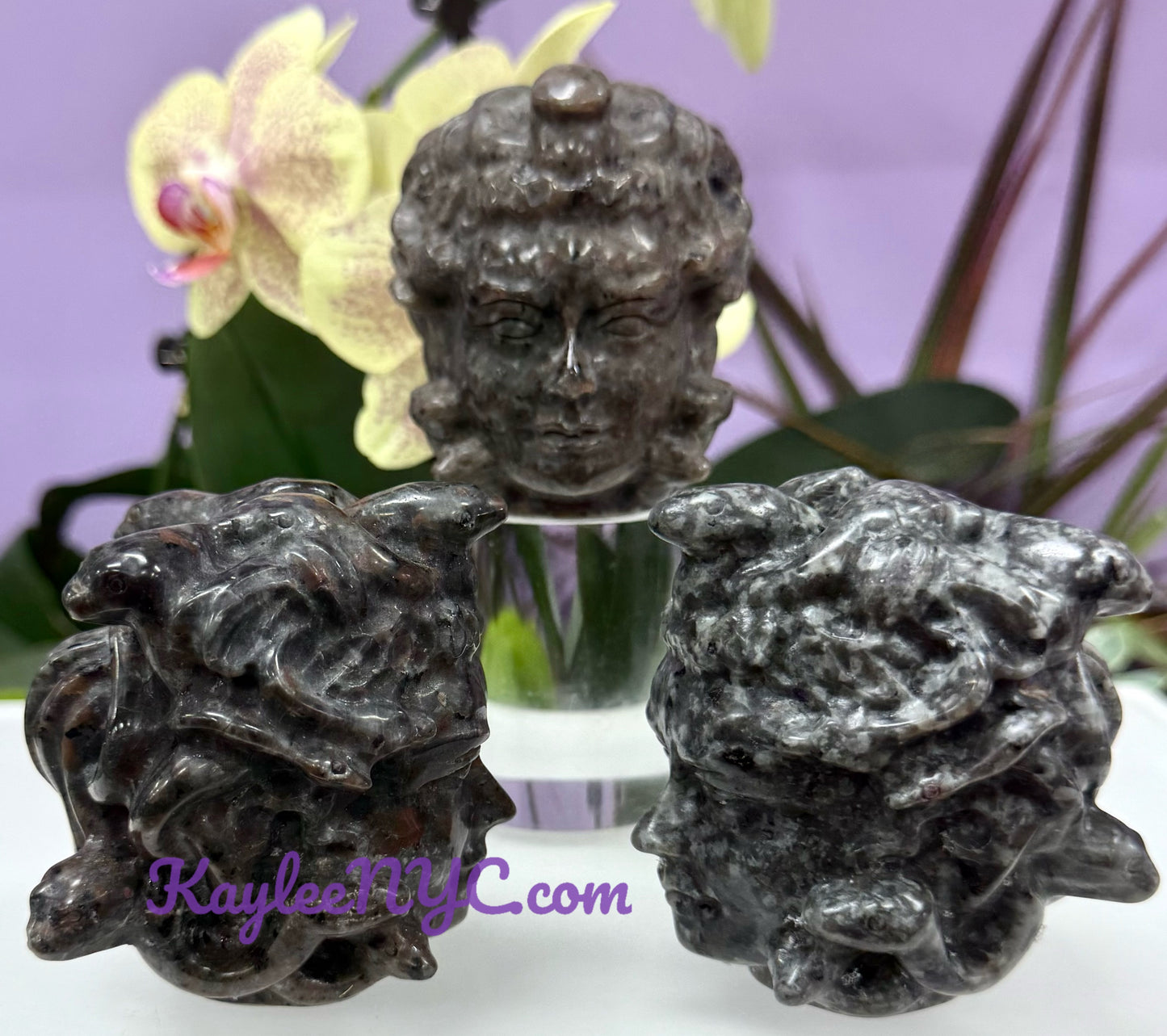 Wholesale Lot 3 pcs Natural Yooperlite aka Emberlite Medusa Crystals Healing Energy