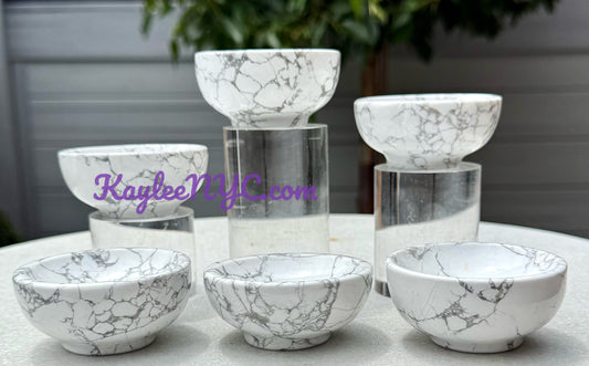 Wholesale Lot 6 PCs Natural Nephrite Jade Bowls Crystal Healing Energy