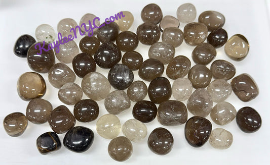 2 lbs Natural Smoky Quartz Tumble