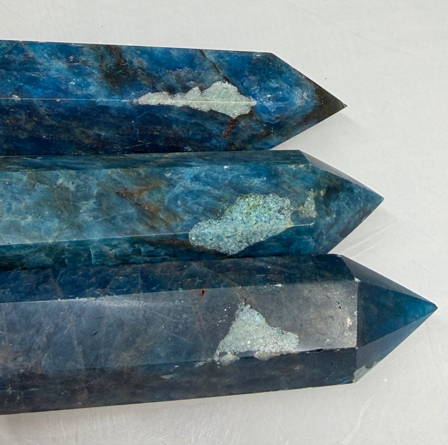 Wholesale Lot 2 lbs Natural Apatite Tower Obelisk Point Wand Crystal Energy Healing