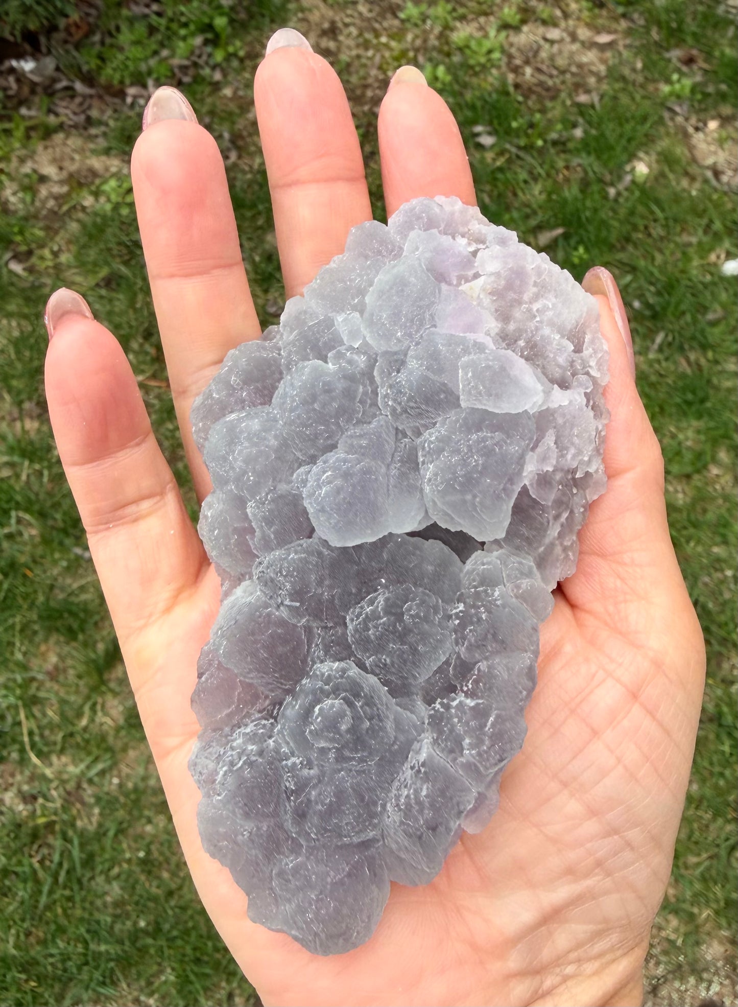 6-8 pcs Natural Purple Fluorite Quartz specimen Crystal