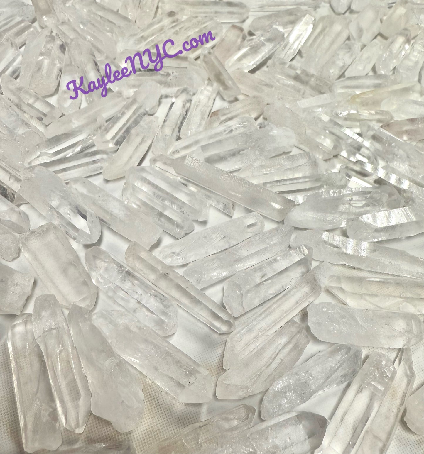 Wholesale Lot 1 Lb Natural Lemurian Quartz Small Wand Raw Crystal